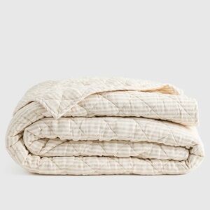 Quince European Linen Stripe Quilt